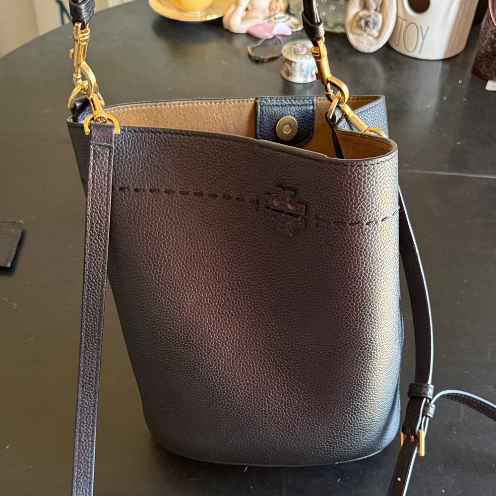 Tory Burch Black Leather Crossbody Bag